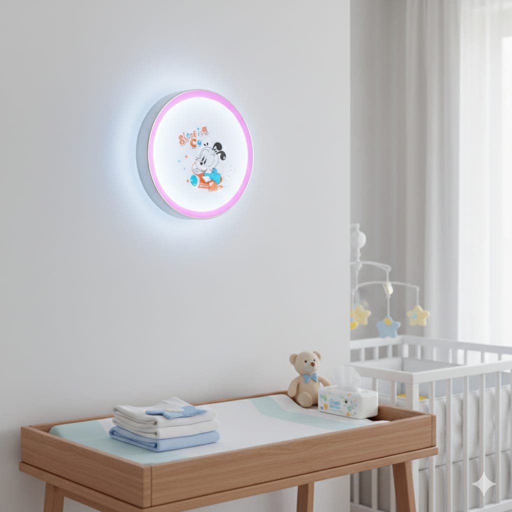 Plafoniera LED pentru camera copiilor cu SLEEP 24W, 380x110mm, 6500K