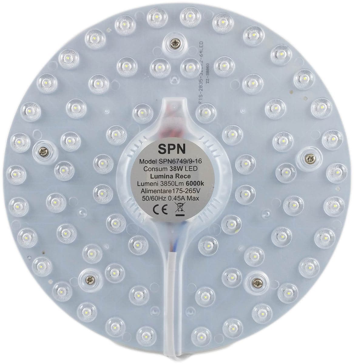 Modul Led pt Aplica Fi230, 38W=350W, 6000K, lumina rece