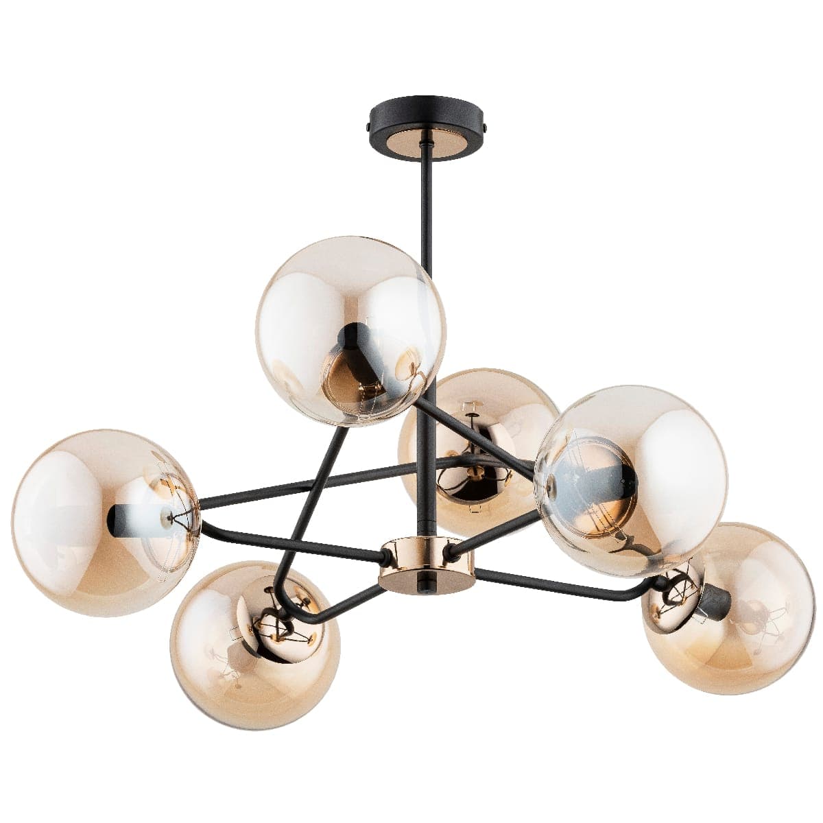 Lustra Alfa Sagito Brass 6xE14