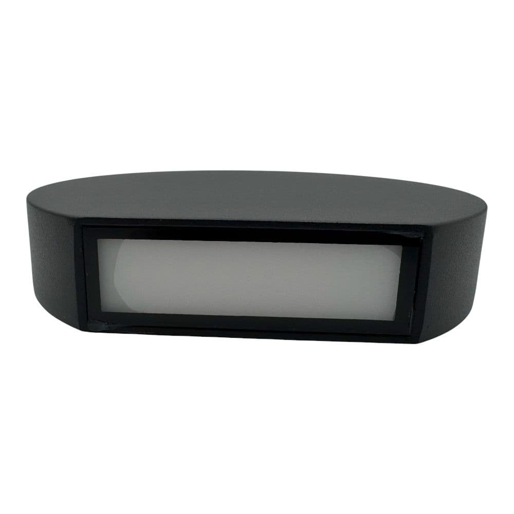 Aplica Semicerc Perete  Ø135, 7W 3000K, lumina calda, cu protectie IP65