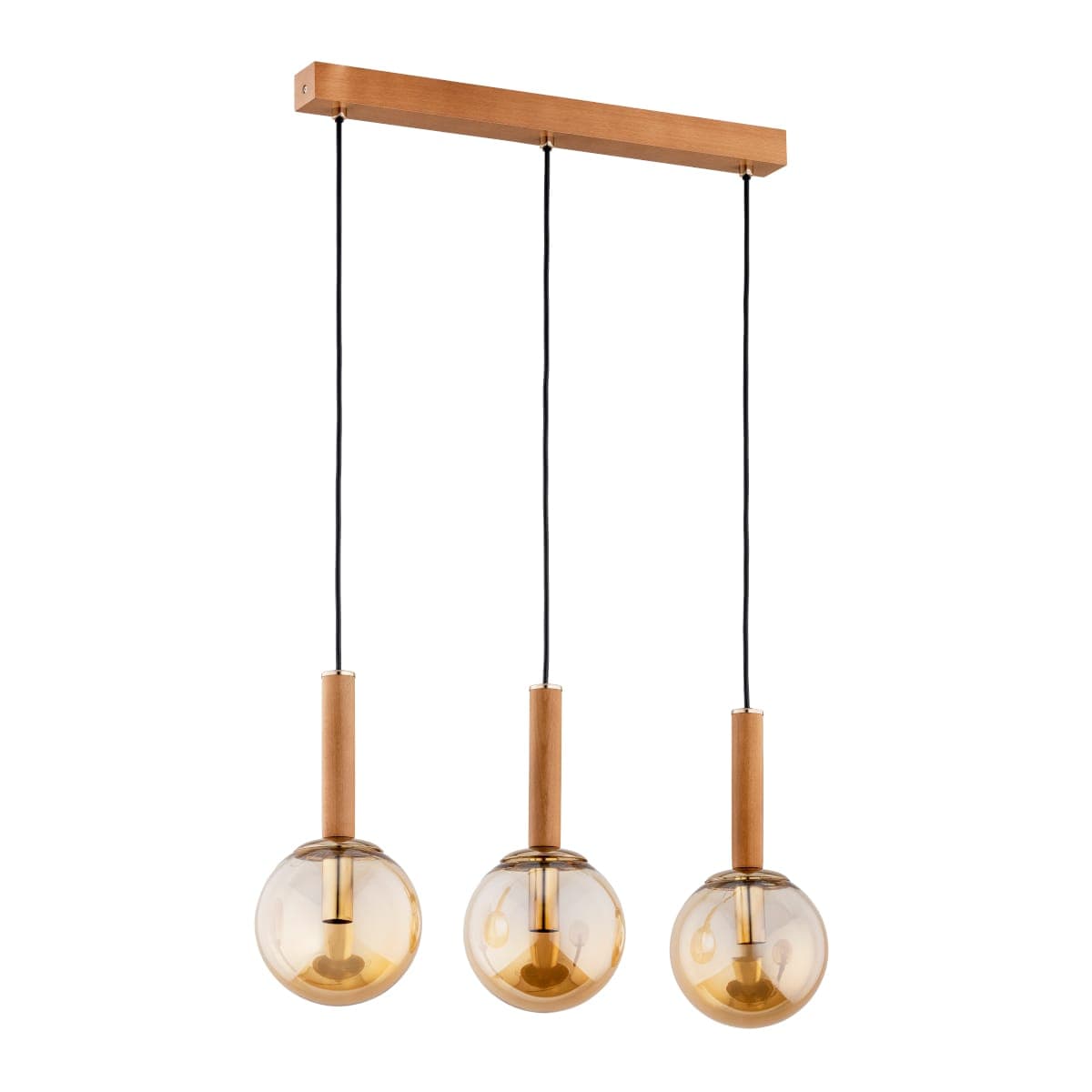 Lustra Pendul Alfa Tori Lemn 3xE14