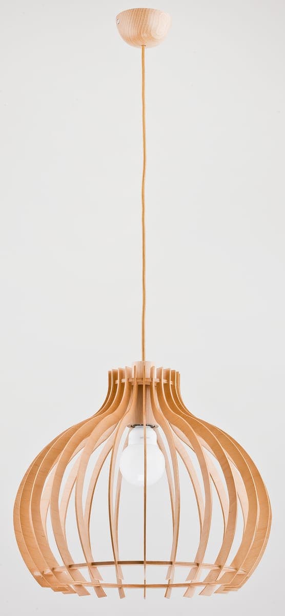 Lustra Pendul Alfa Lavaya Lemn 1xE27