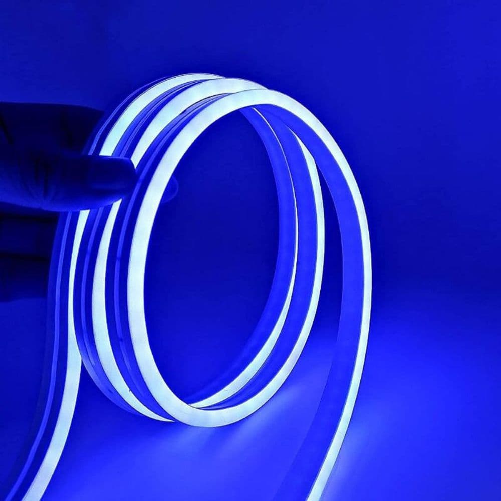 Neon Flex Albastru 10W/M SMD2835 8x16mm/220V