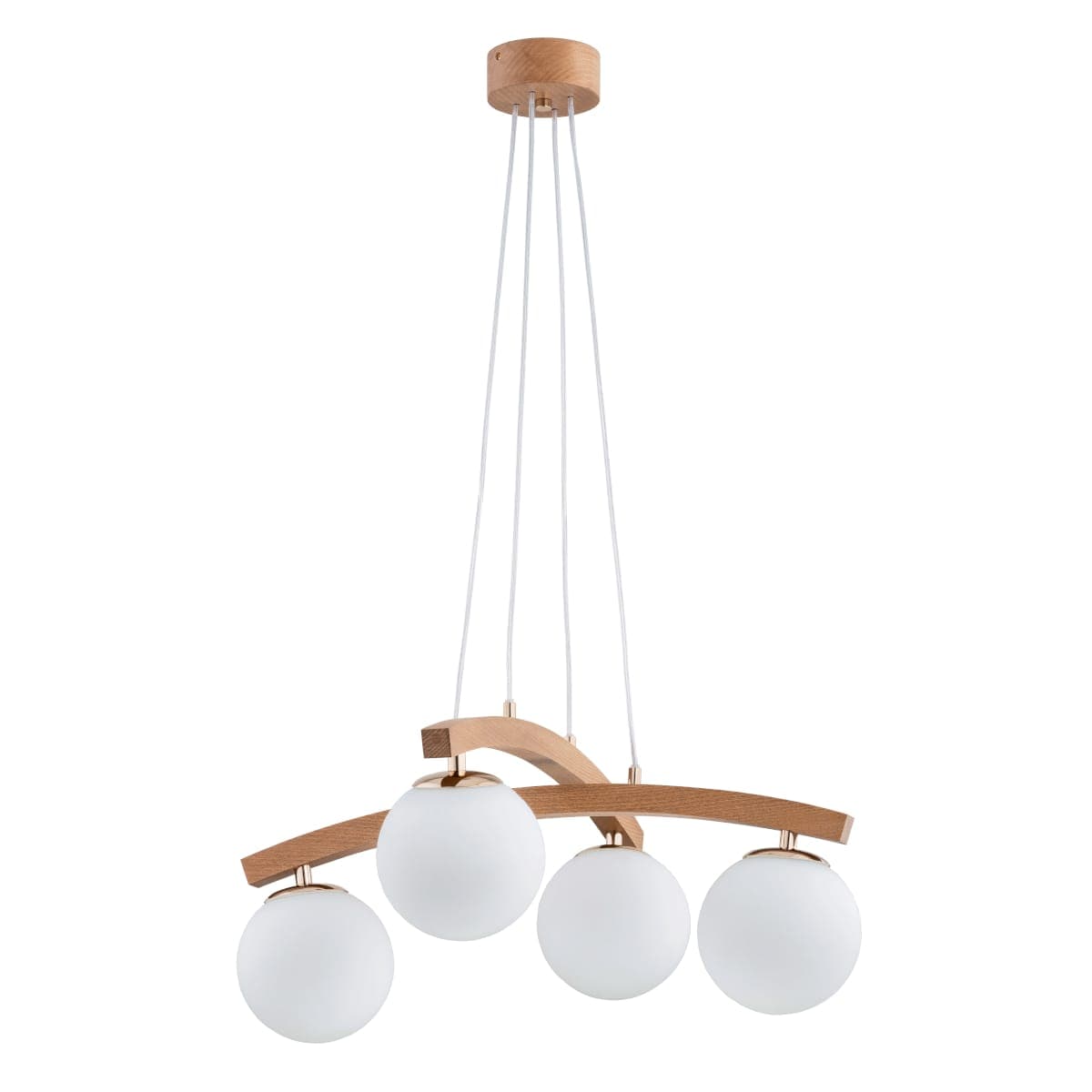 Lustra Pendul Alfa Mikser Lemn 4xE14