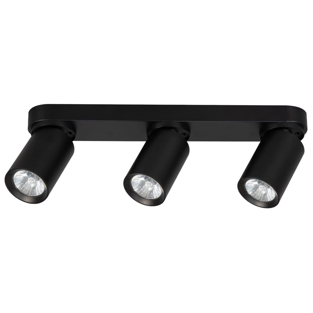 Aplica Cu Spoturi Alfa Flex Neagra 3xGU10