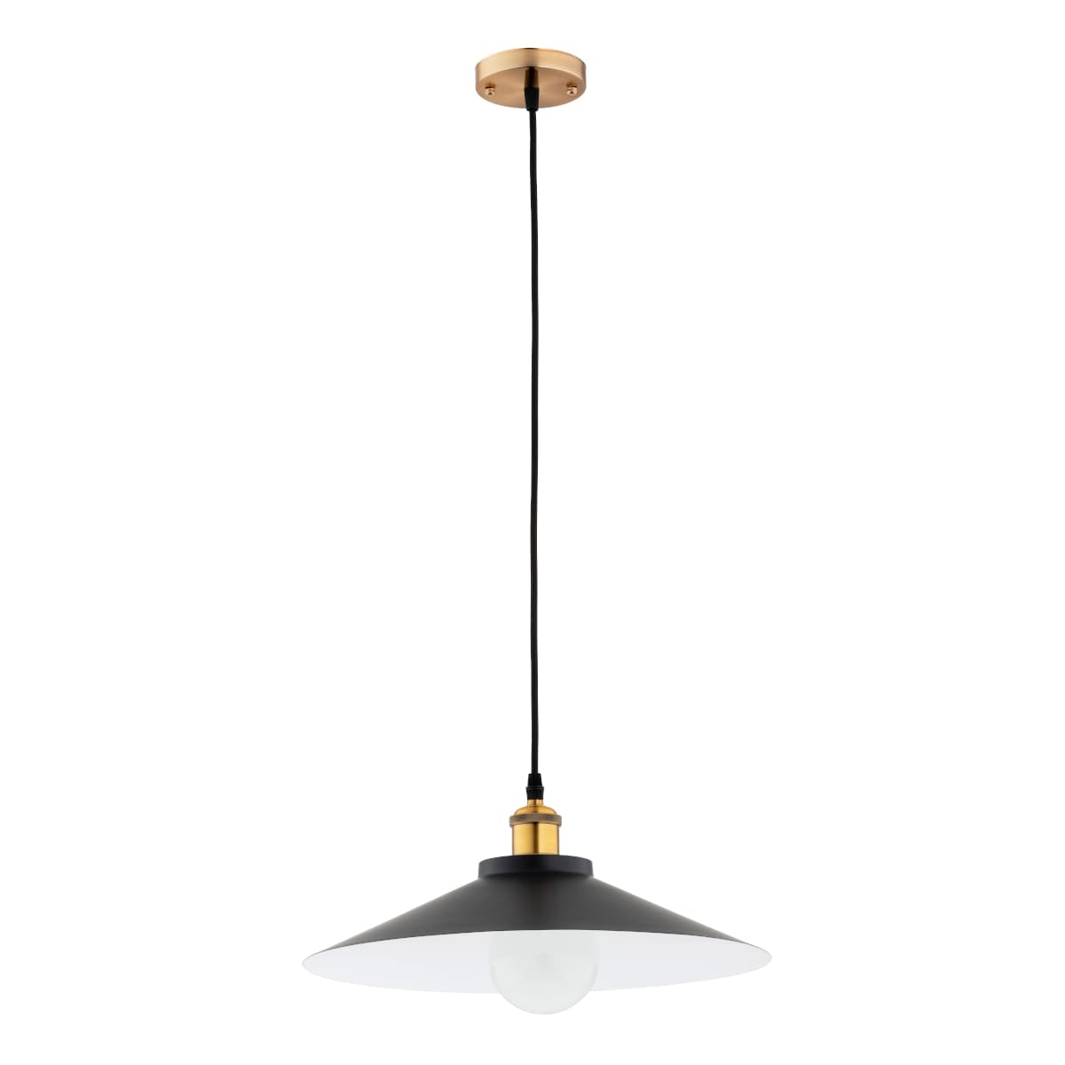 Lustra Pendul Alfa Bolero Retro Neagra 1xE27