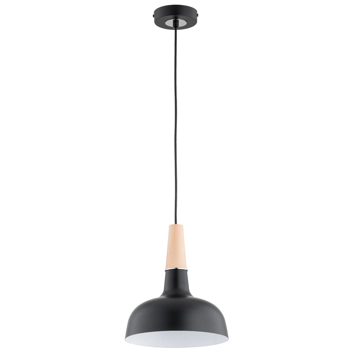 Lustra Pendul Alfa Goxa Neagra 1xE27