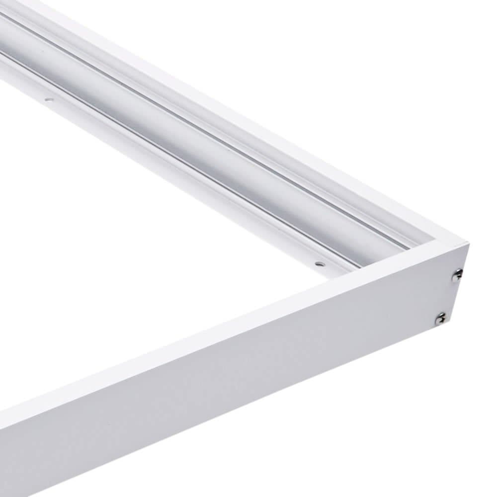 Rama montaj panou LED pe tavan 300 x 600 mm, culoare alb
