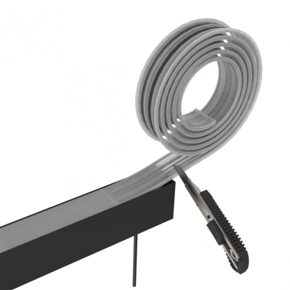 Dispersor lumina pentru corp LED liniar interconectabil