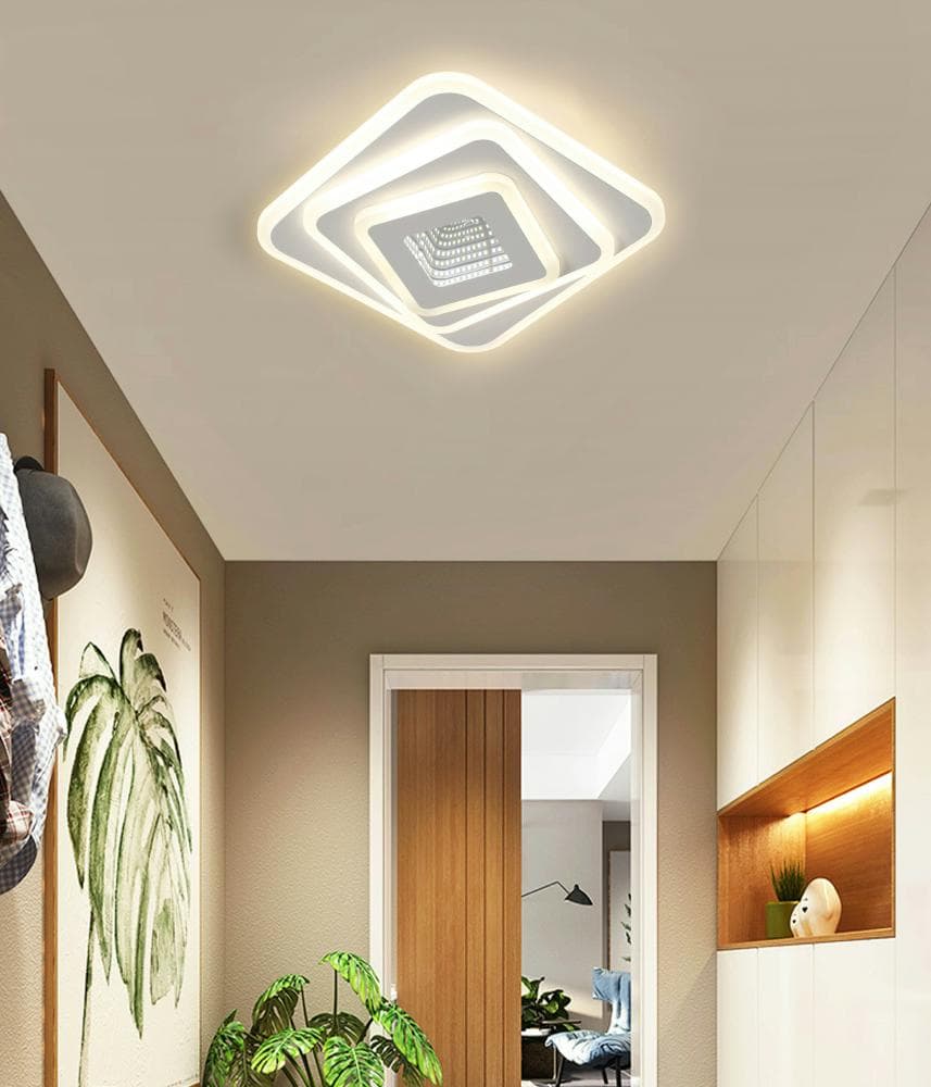 Plafoniera LED Naiad 56W, 240x240x55mm, 3850lm, 3000k/4000k/6500k