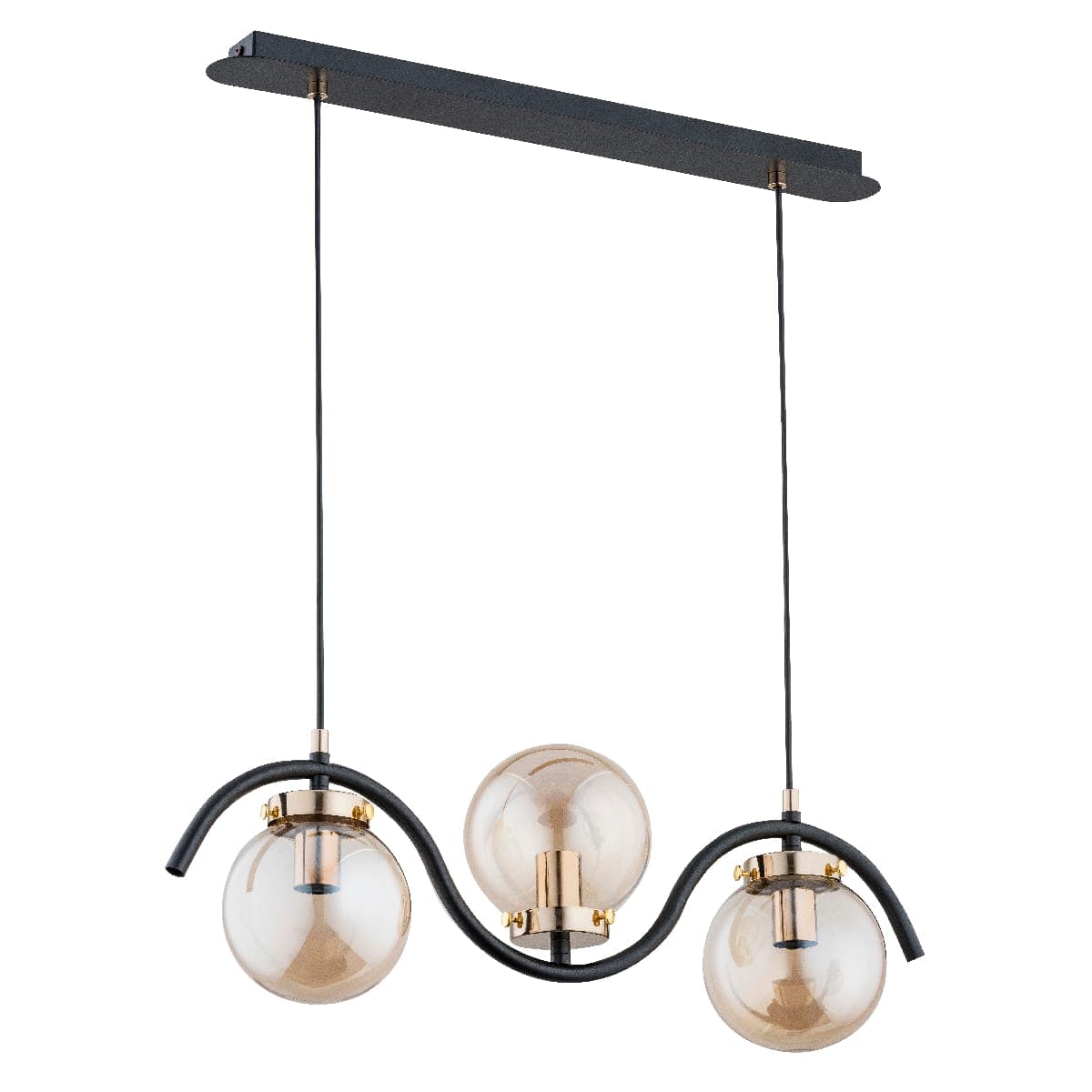 Lustra Pendul Alfa Korda Aurie 3xE14