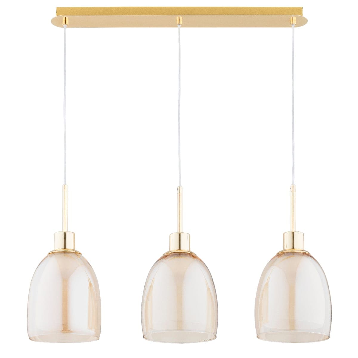 Lustra Pendul Alfa Dersel Aurie 3xE27