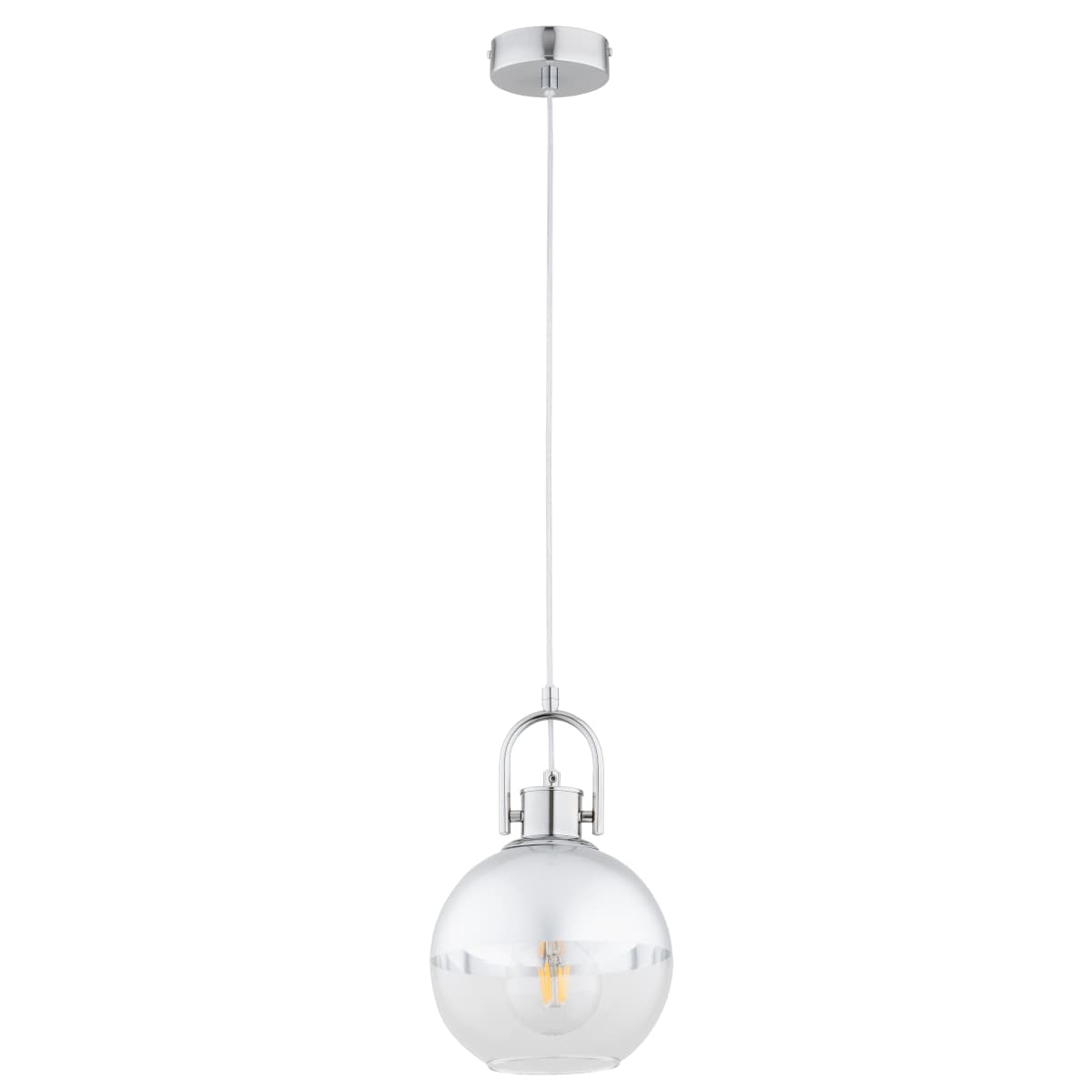 Lustra Pendul Alfa Derol Chrome 1xE27