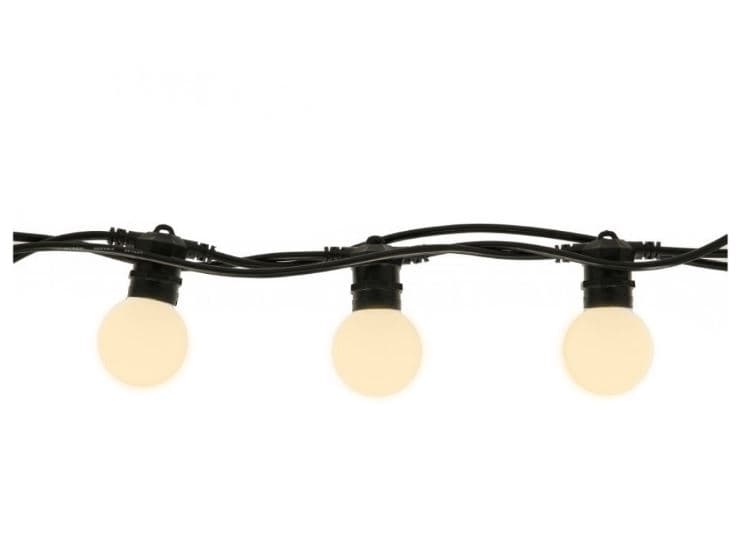 Pachet ghirlandă 20m SPIN cu 20 becuri LED E27 lumina caldă