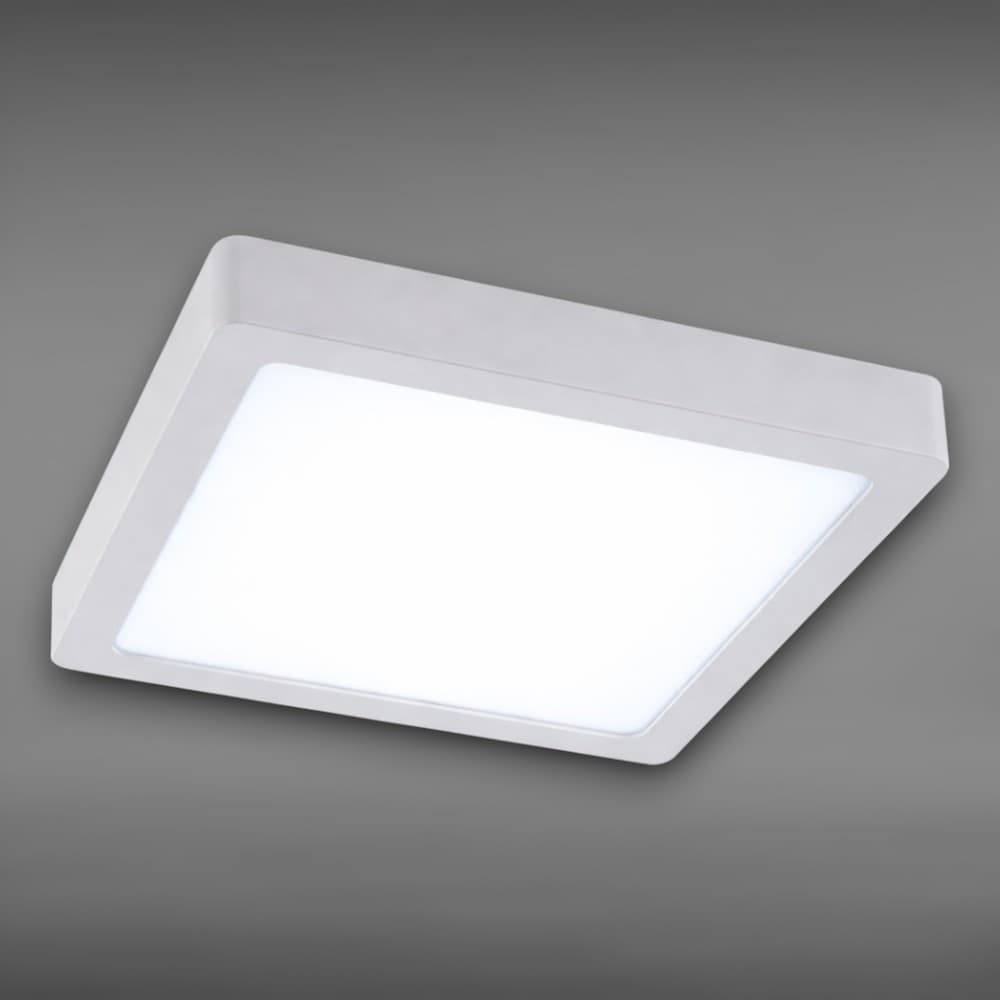 Spot Led Patrat 220X220X37mm, aplicat, 18W=150W, 6400K, lumina rece