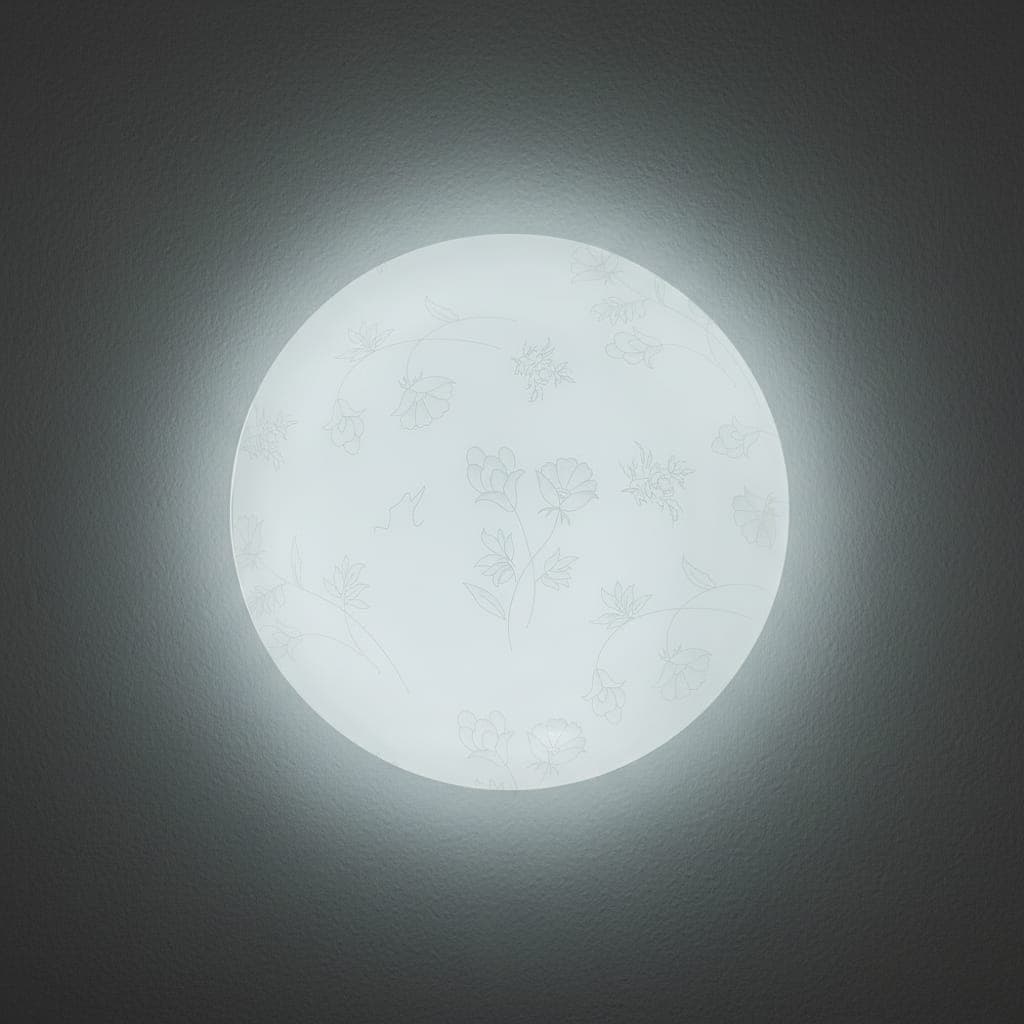 Plafoniera LED Flower, 13W=75W, 260x35mm, 6400K, lumina rece