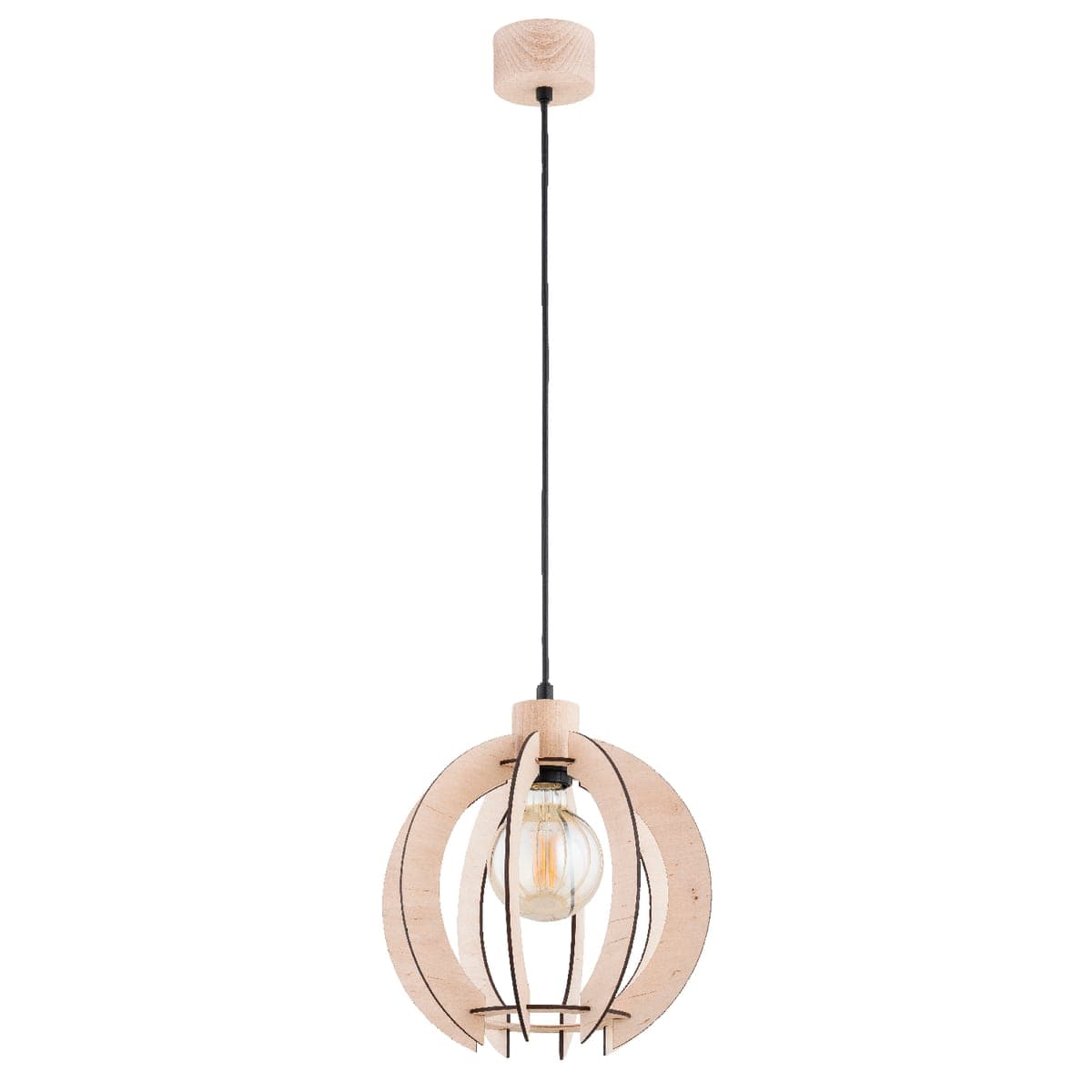 Lustra Pendul Alfa Iskra Lemn 1xE27