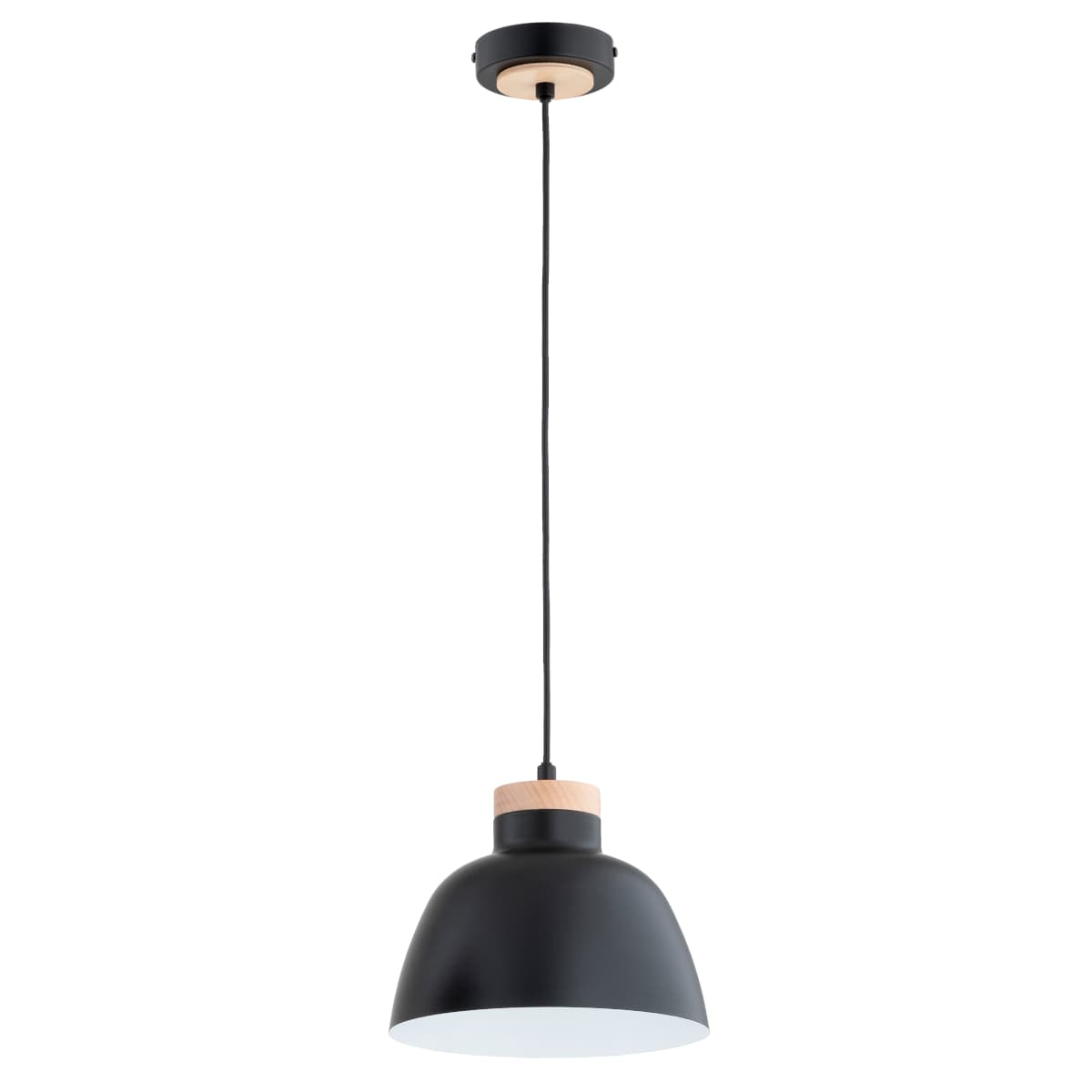 Lustra Pendul Alfa Lorien Neagra 1xE27
