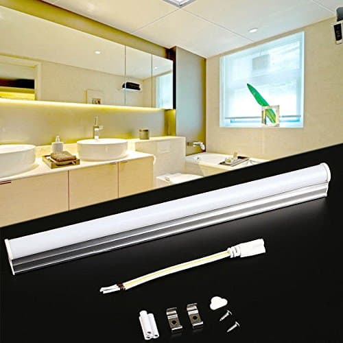 Corp Led T5 cu intrerupator, 4W=8W, 6400K, lumina rece