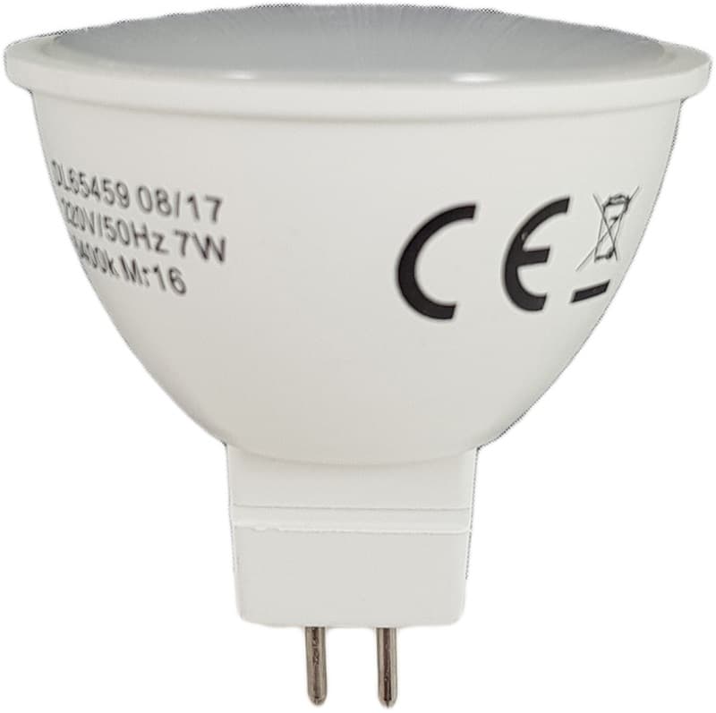 Bec Led MR16, model R50, 7W=55W, 2700K, lumina calda