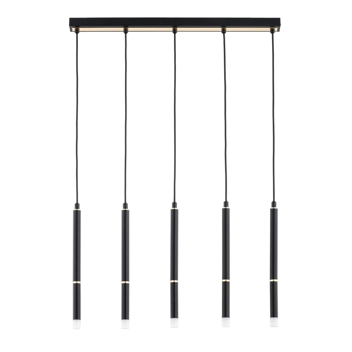 Lustra Pendul Alfa Derany Neagra & Aurie 5Xg9