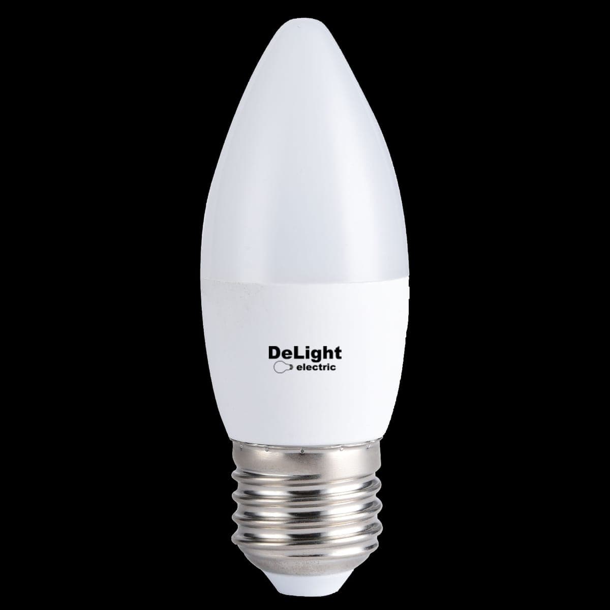 Bec Led Lumanare E27, model C37, 6W=50W, lumina calda