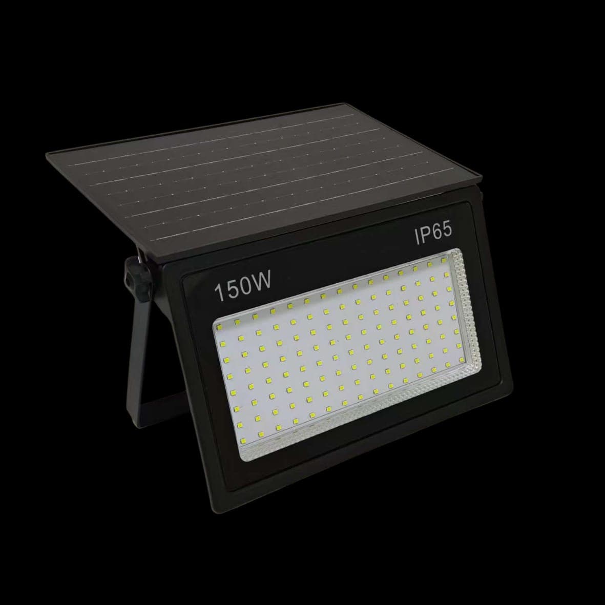 Proiector cu panou solar integrat 150W, 285x175x52mm, 1600lm, IP65, 6500K