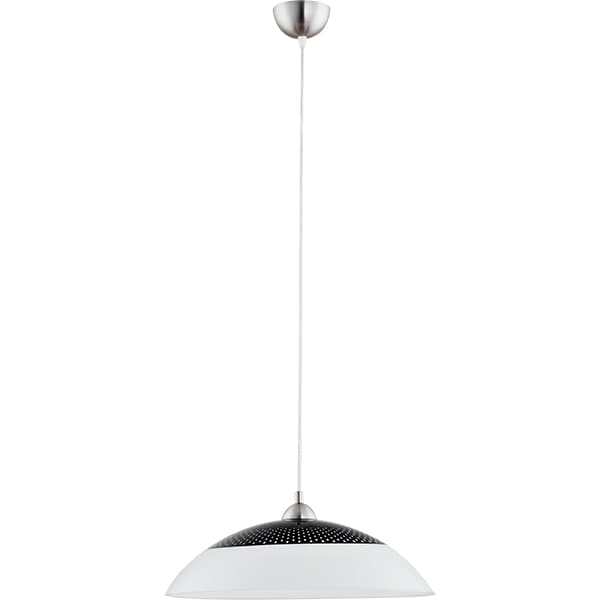 Lustra Pendul Alfa Ben Neagra & Alba 1xE27