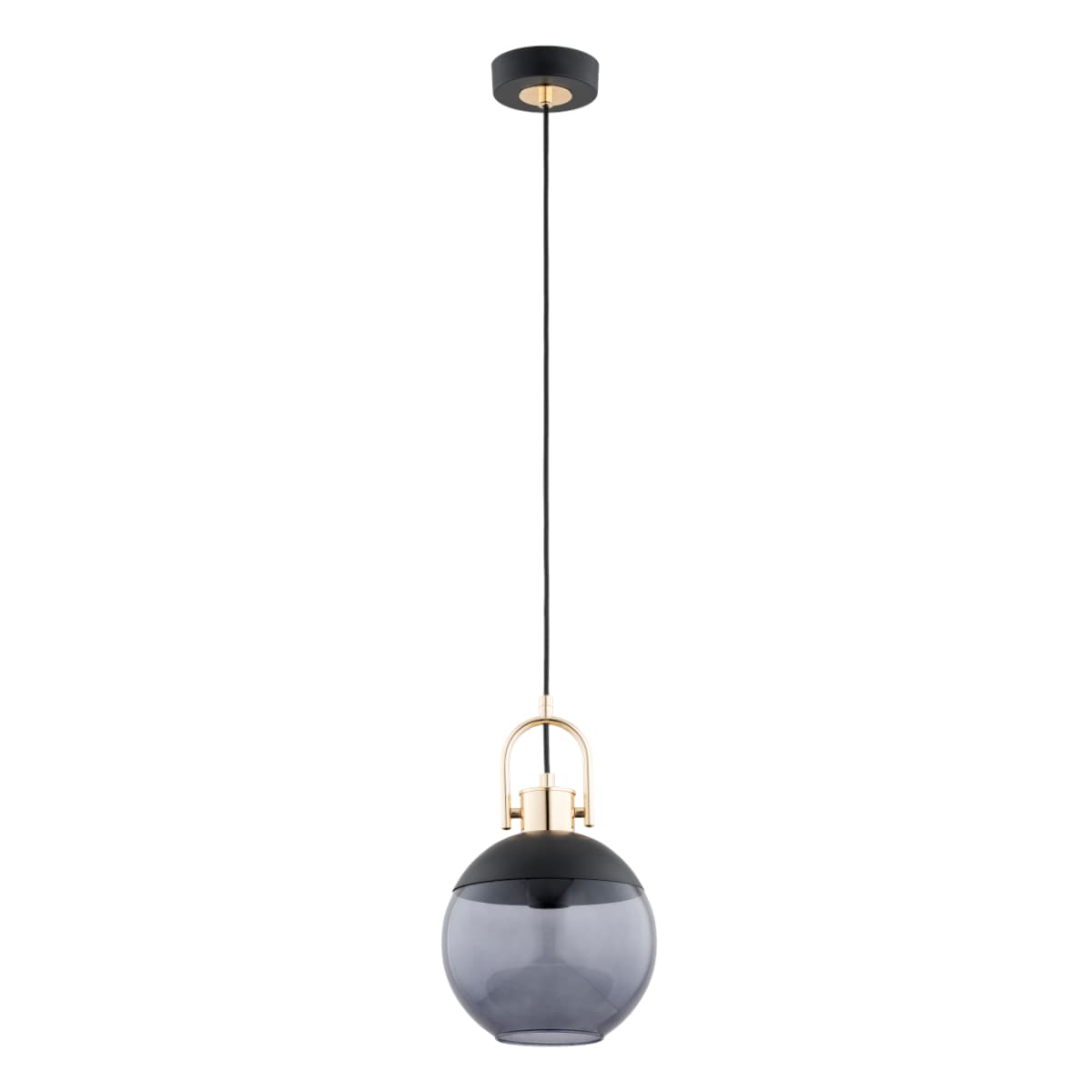Lustra Pendul Alfa Hilto Berry Neagra & Aurie 1xE27