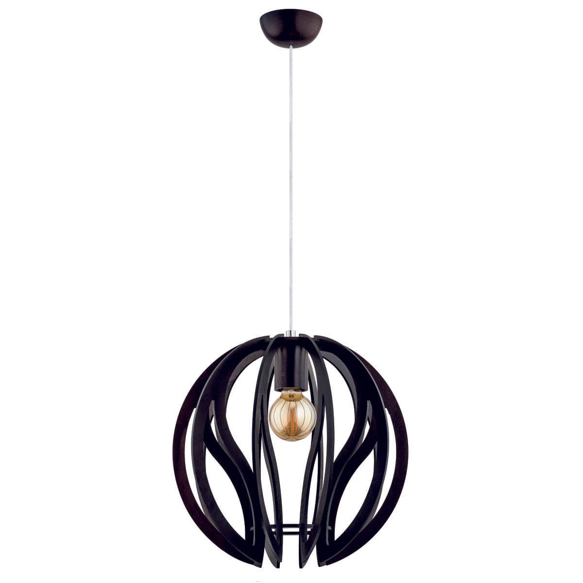 Lustra Pendul Alfa Blade Lemn 1xE27