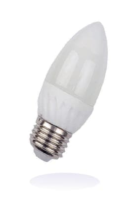 Bec Led Lumanare E27, model C35, 5W=45W, lumina calda