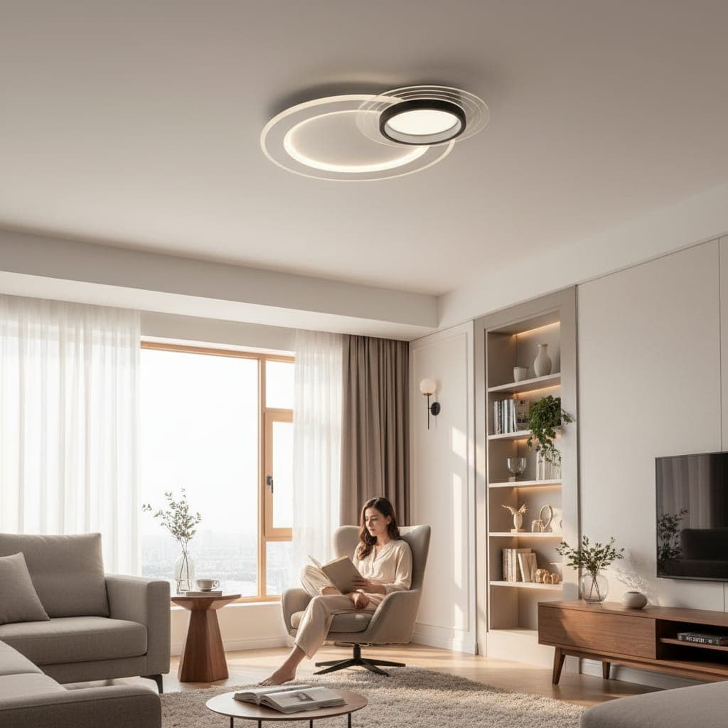 Plafoniera led 3 culori 72W 500x400x70mm