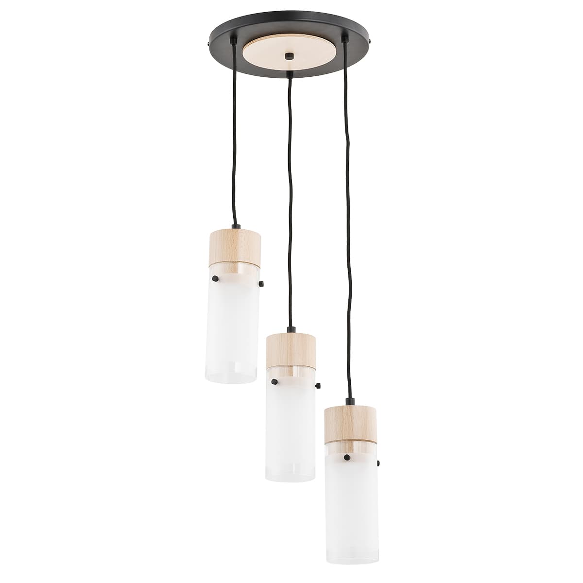 Lustra Pendul Alfa Tantum Lemn 3xE27