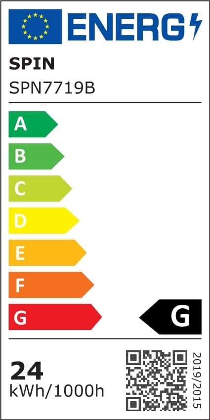 Spot Led aplicat Ø300, 24W=200W, 6400K, lumina rece