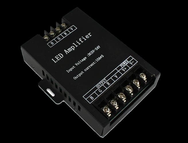 Amplificator banda LED RGB, 12V, 288W, 30A