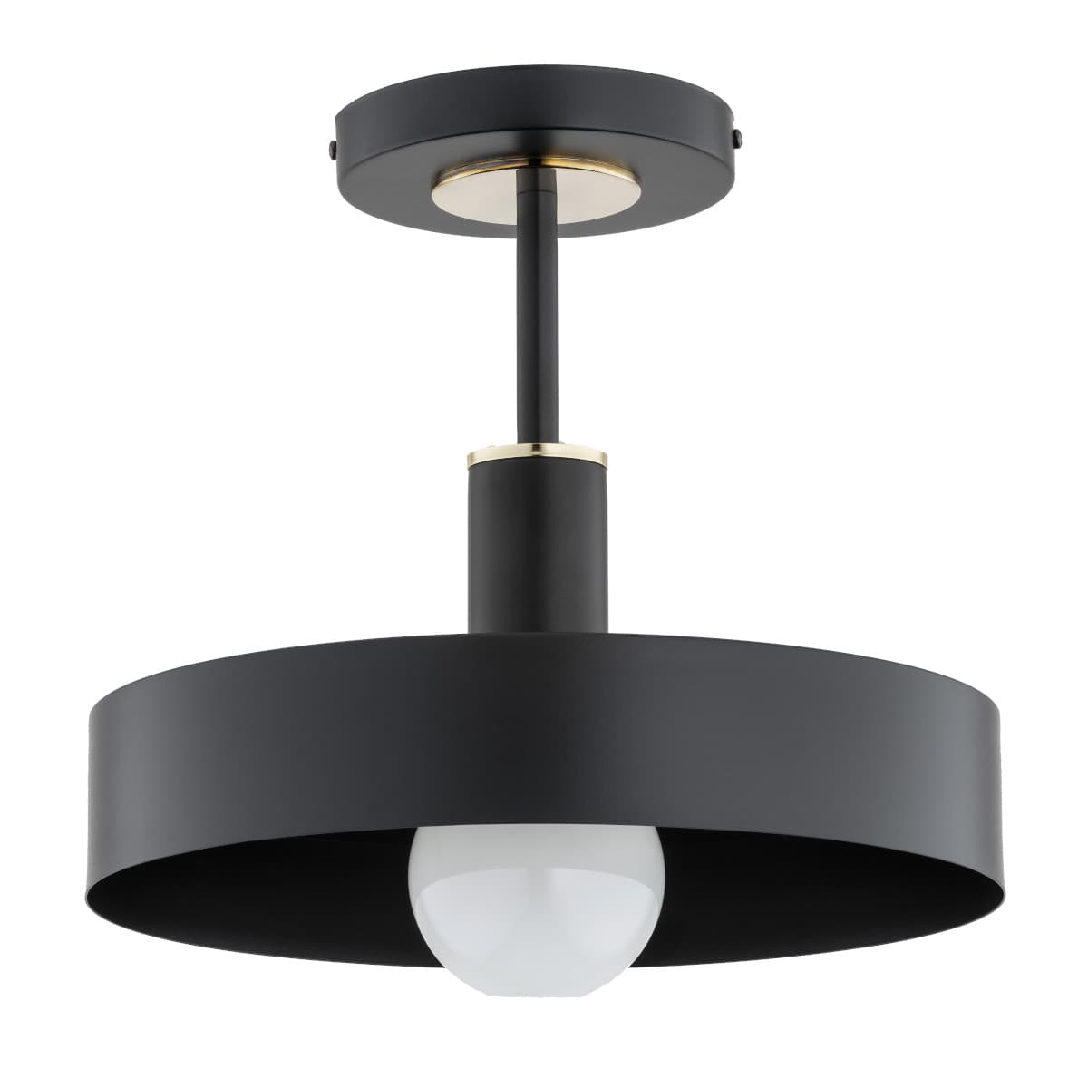 Lustra Alfa Beryt Neagra 1xE27