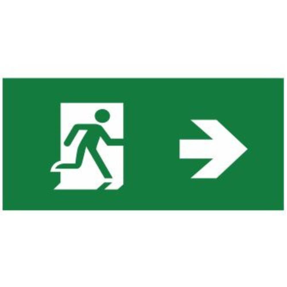 Autocolant sageata dreapta pentru lampa exit 18 led