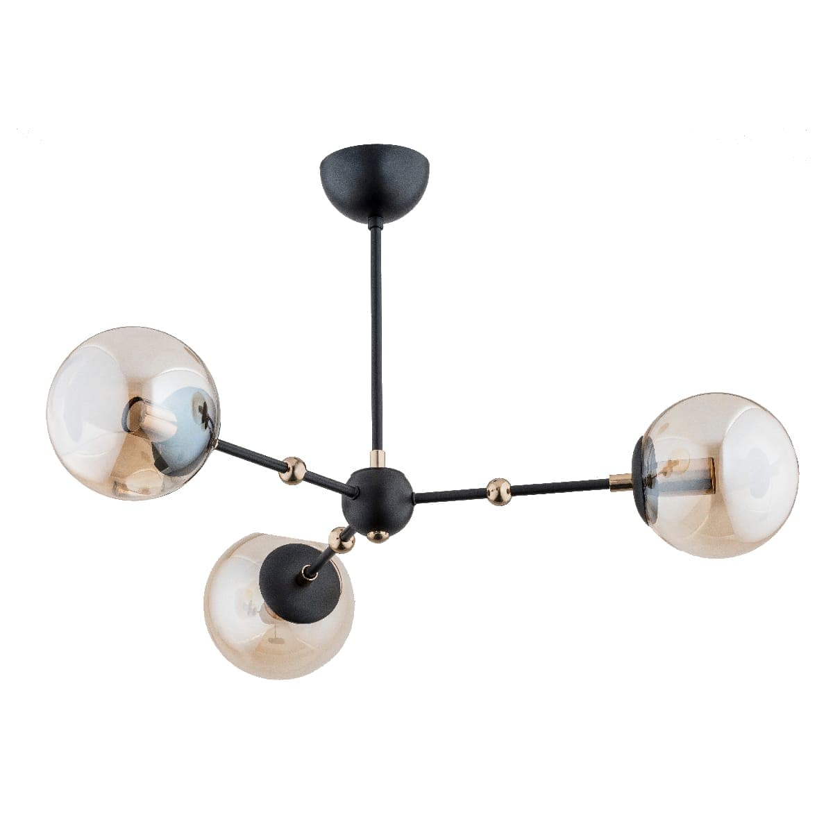 Lustra Alfa Itoris Neagra 3xE14