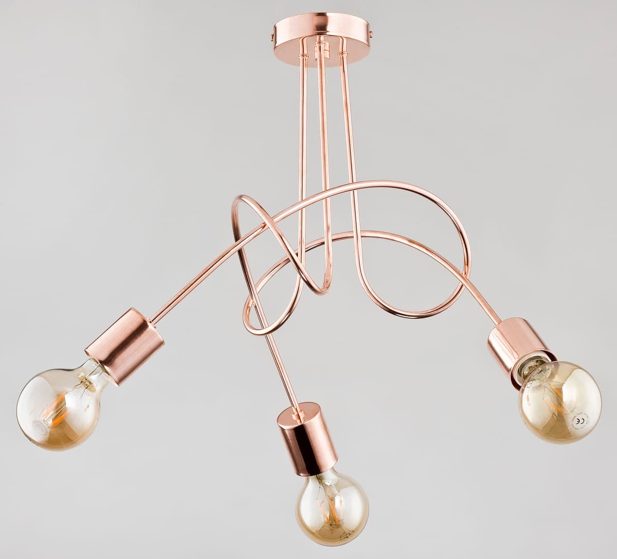 Lustra Alfa Tango Copper 3xE27