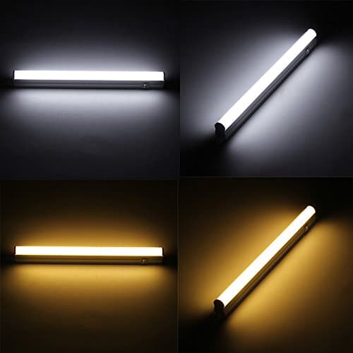 Corp Led T5 cu intrerupator, 4W=8W, 6400K, lumina rece