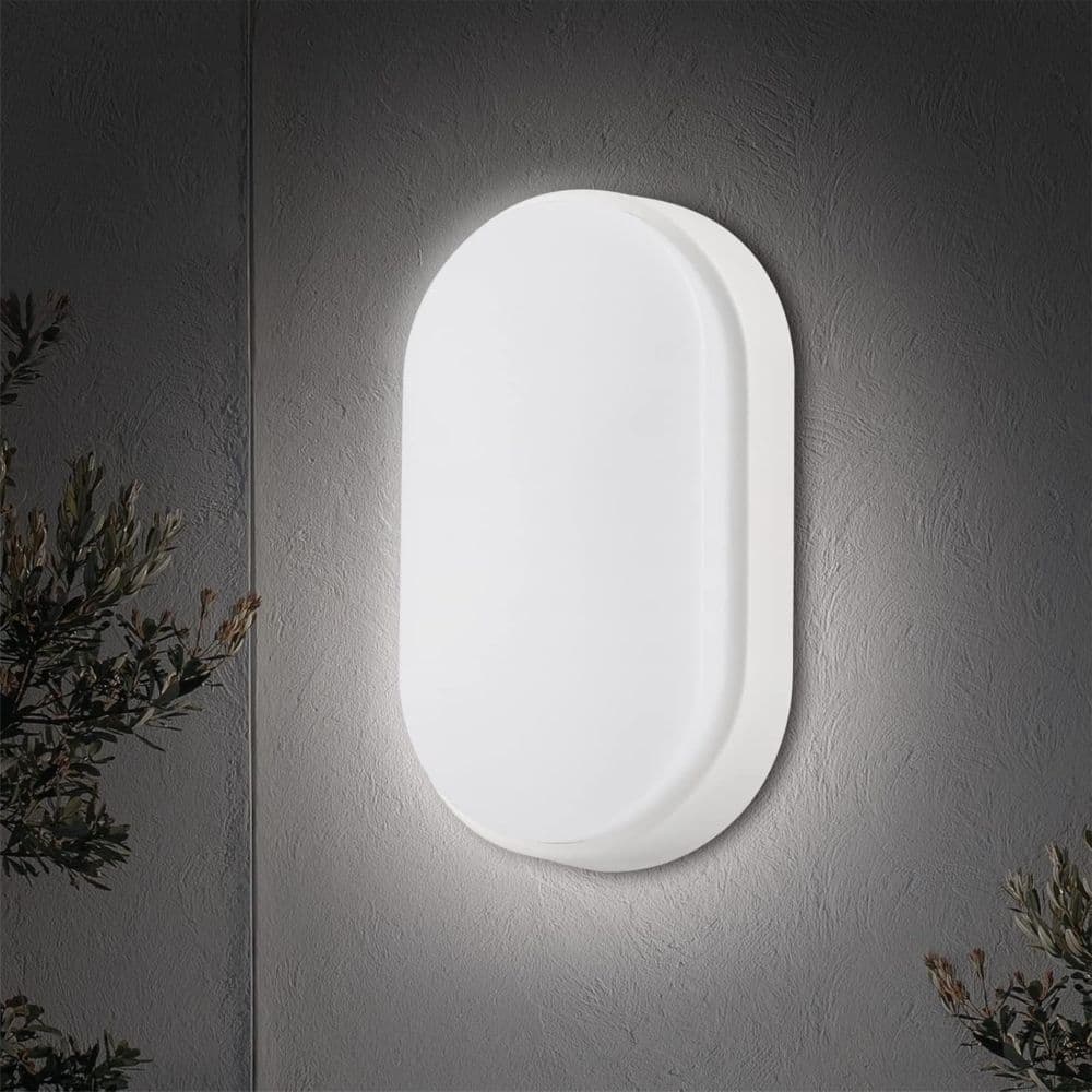 Aplica LED BAT Ovala , cu protectie IP65 ,10W=90W, 4000K, lumina neutra