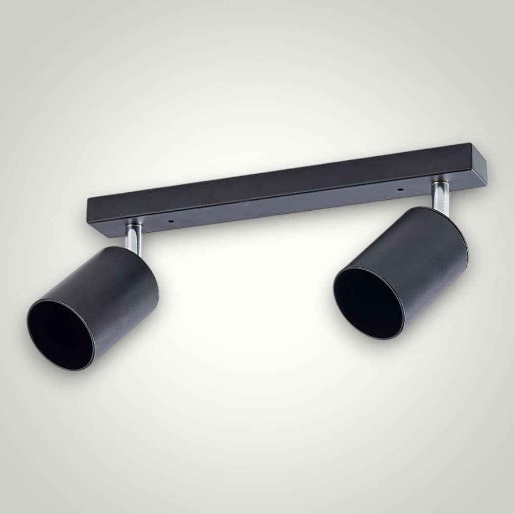 Spot Negru Reglabil Liniar 2xGU10 300mm