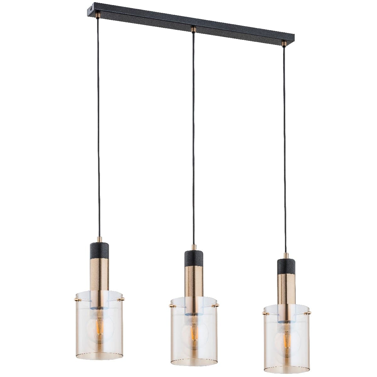 Lustra Pendul Alfa Bella Aurie 3xE27
