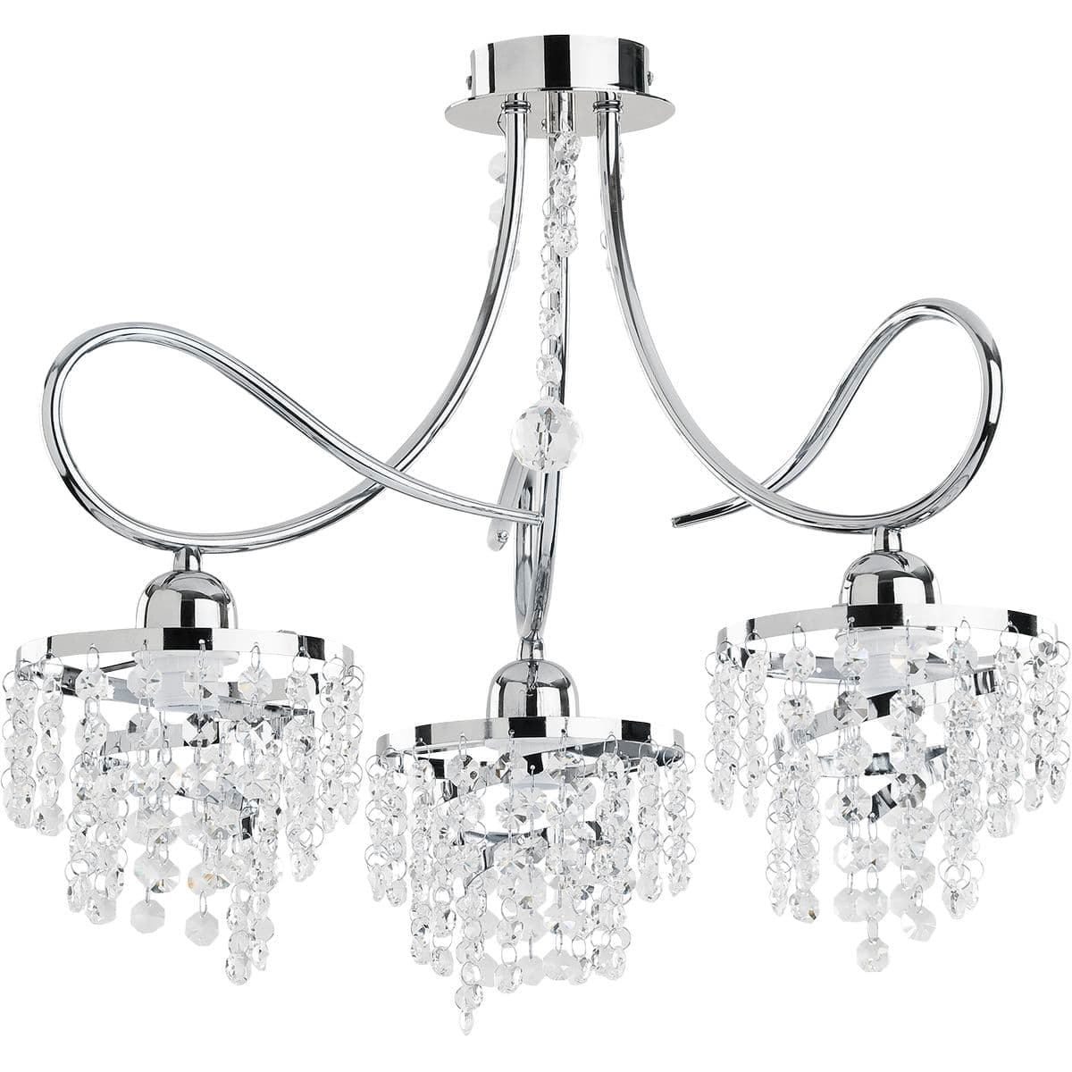 Lustra Alfa Diana Chrome 3xE14