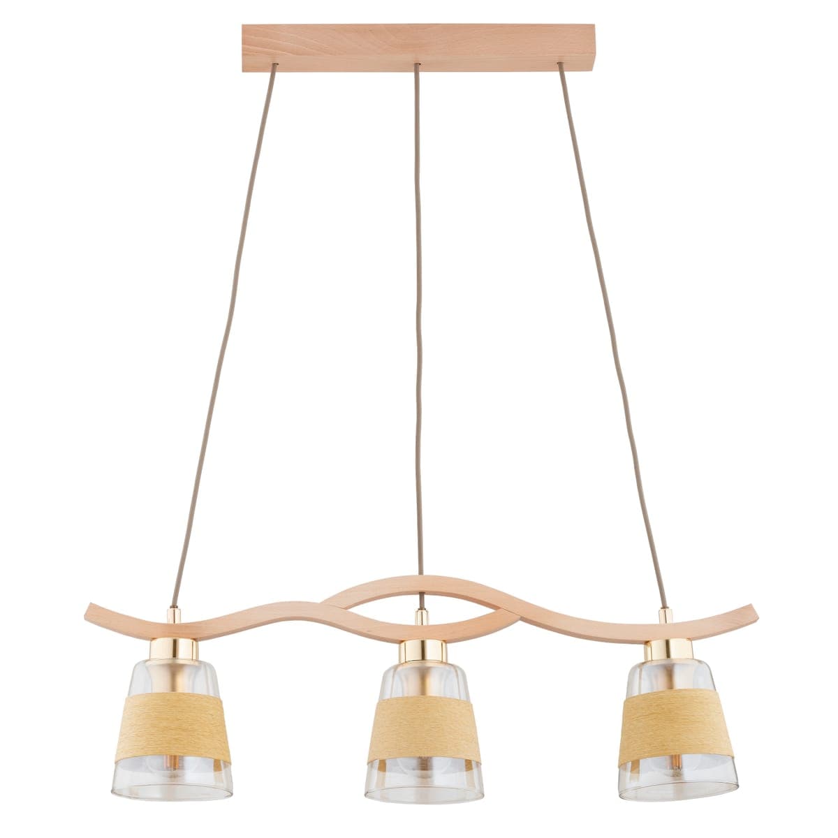 Lustra Pendul Alfa Fores Pro Lemn 3xE14