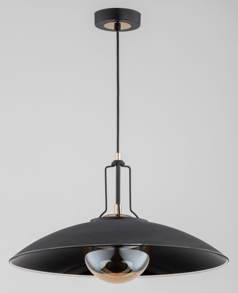 Lustra Pendul Alfa Aurus Neagra 1xE14