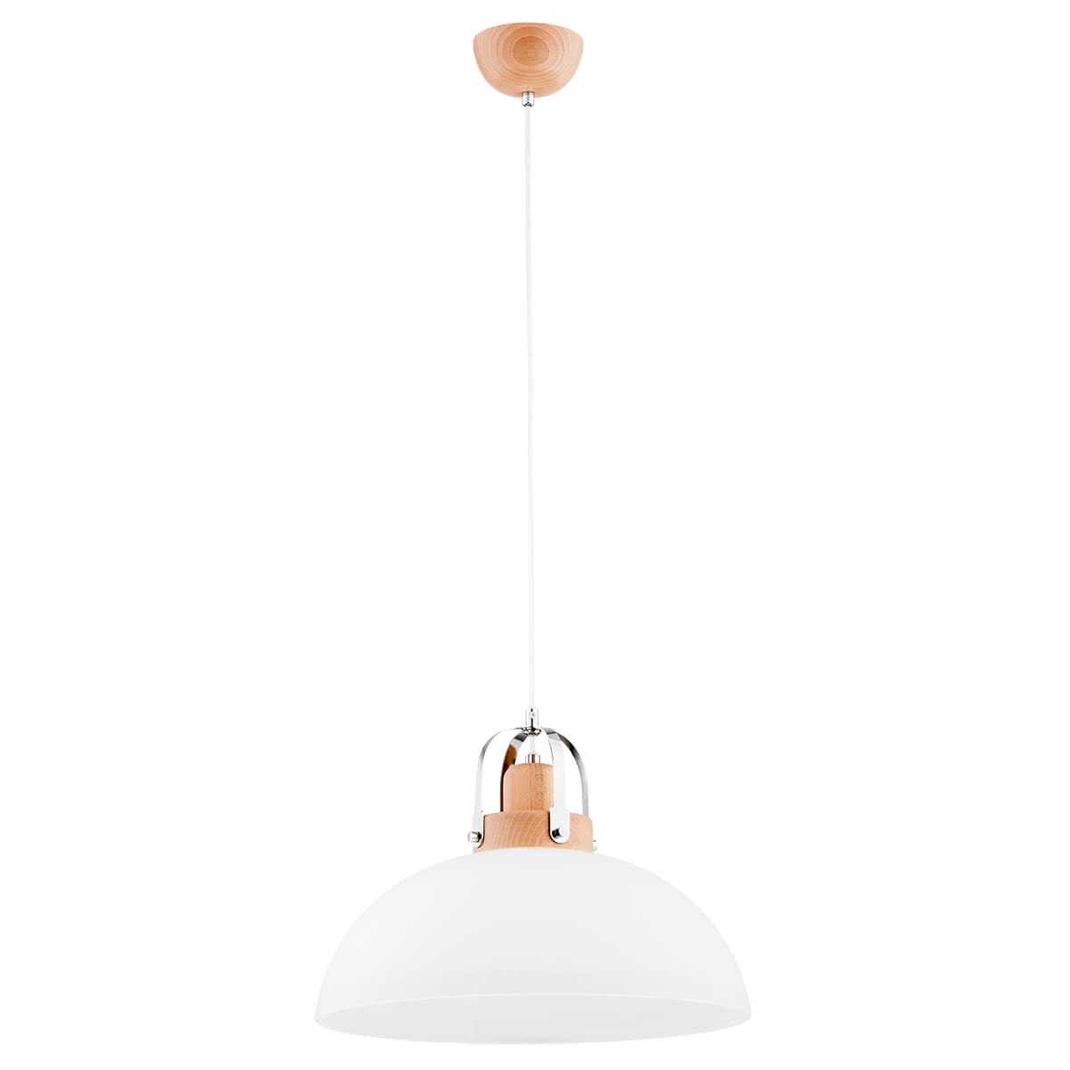 Lustra Pendul Alfa Eclat Lemn 1xE27