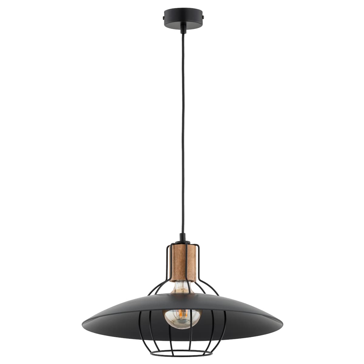 Lustra Pendul Alfa Domino Graphite 1xE27