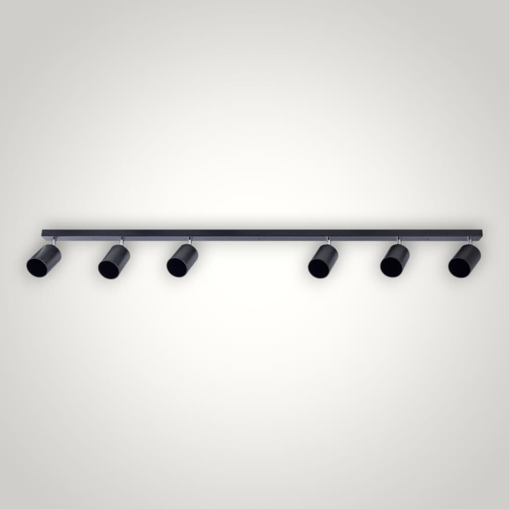 Spoturi Negre Reglabil liniar 6XGU10 1180mm
