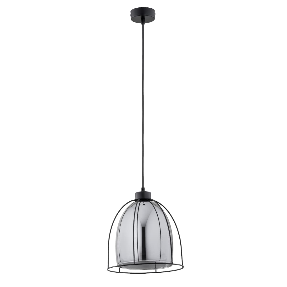 Lustra Pendul Alfa Marx Neagra 1xE27